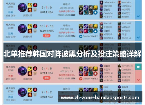 北单推荐韩国对阵波黑分析及投注策略详解
